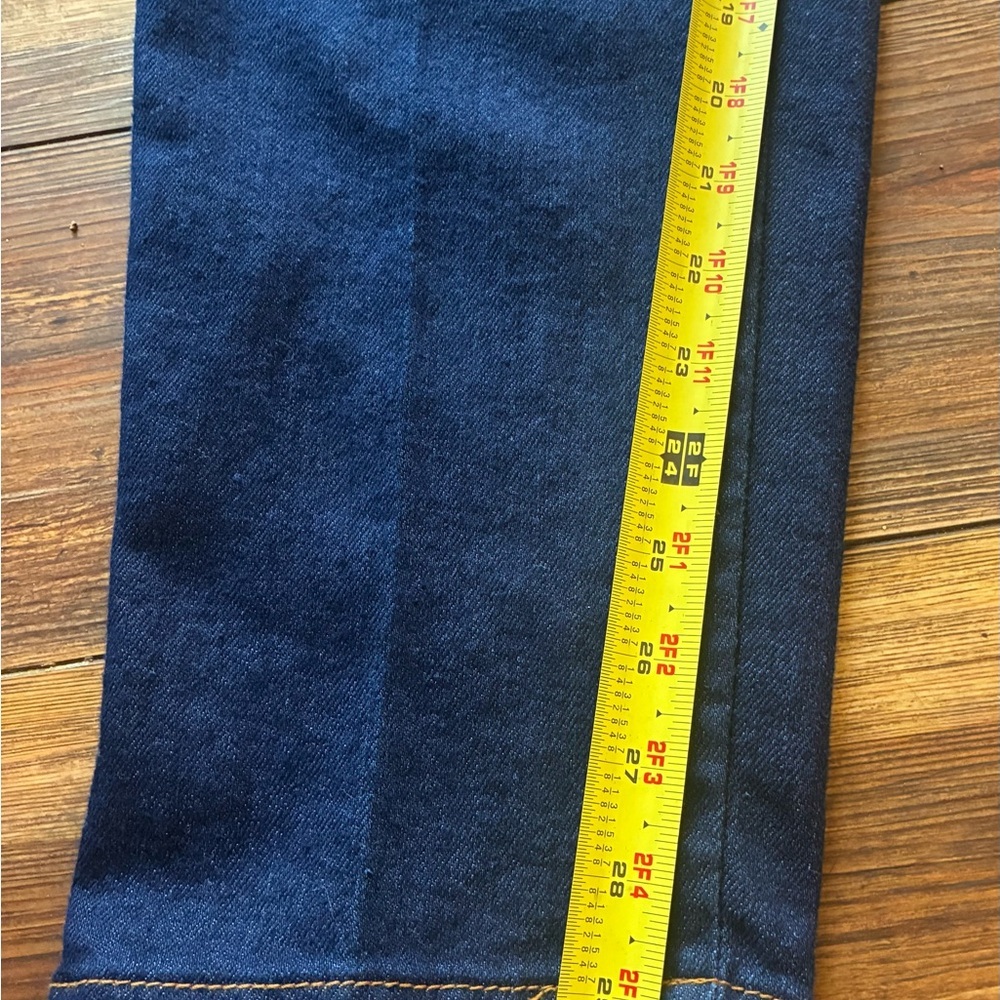Vintage 90s Levi’s 2500B USA Mom Jeans Elastic Waist Dark Wash 16 - Picture 8 of 13